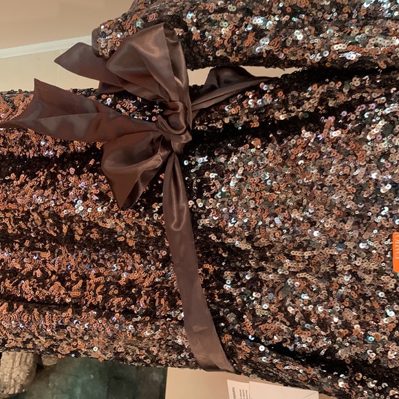 NWT Isabella Oliver maternity sequin 3/4 sleeve mini dress. Gorgeous! - Picture 5 of 8